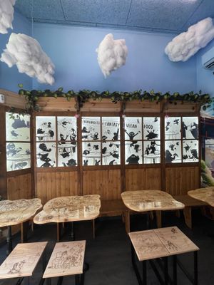 Inside  at FANTASY Vegan Food in Barcelona