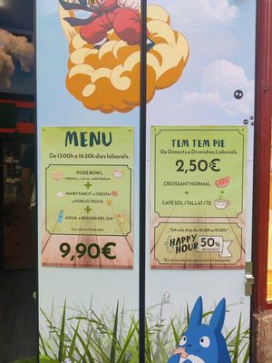 Daily menu and other discounts at FANTASY Vegan Food in Barcelona