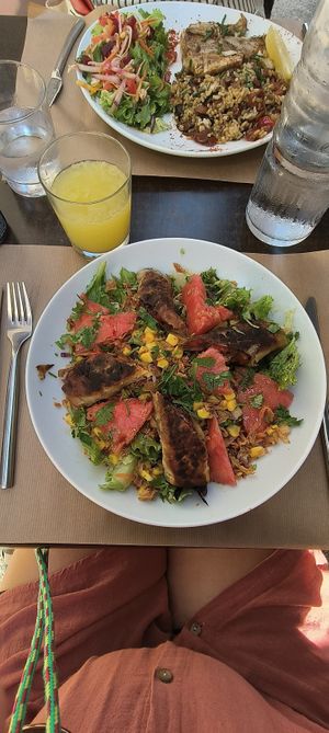 The Armenian salad at Le-Bis-Troquet in Carcassonne