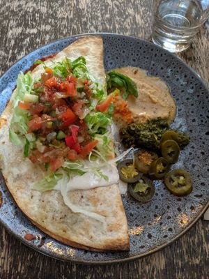 Quesadilla at East St Cafe and Bar in Nelson