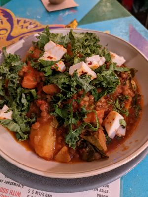 Hearty lentil stew at East St Cafe and Bar in Nelson