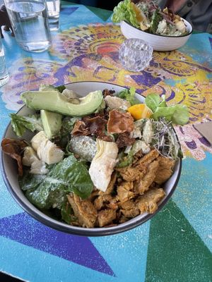 Salad w/ avo added minus onion  at East St Cafe and Bar in Nelson