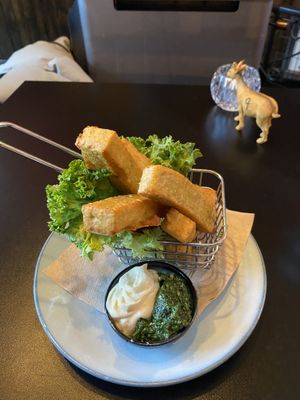 Garbanzo fingers  at East St Cafe and Bar in Nelson