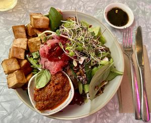 Jungle salad  at East St Cafe and Bar in Nelson