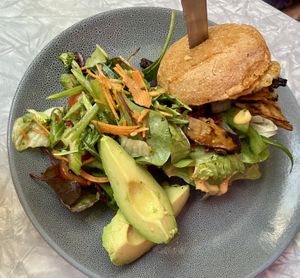 Boka burger  at East St Cafe and Bar in Nelson