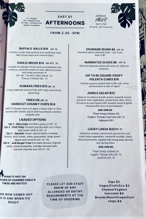 Afternoons  at East St Cafe and Bar in Nelson