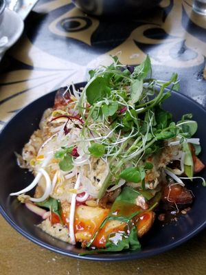 The 'Pimp Me' Spudnik ~ Delicious flavours..... Try this! at East St Cafe and Bar in Nelson