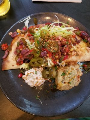 Kissadear ~ Spicy, cheesy vegan  goodness! at East St Cafe and Bar in Nelson