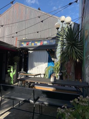 Back patio  at East St Cafe and Bar in Nelson