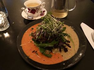 My main dish tonight at East St Cafe and Bar in Nelson