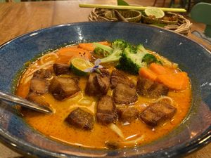 Khao soi at Ginger Farm Kitchen in Pattaya