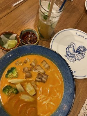Khao soi  at Ginger Farm Kitchen in Pattaya