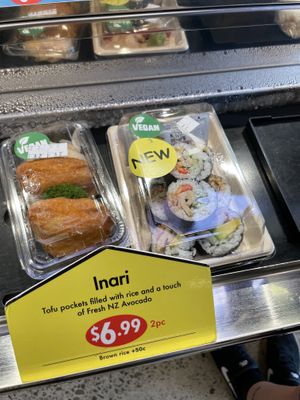 More vegan choice!  at St Pierre's Sushi in New Plymouth