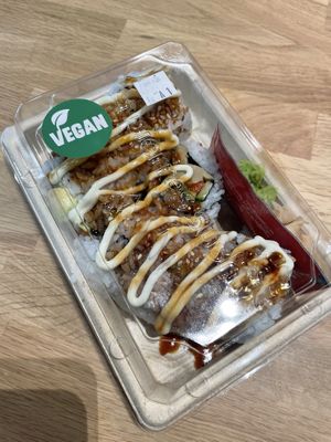 Dragon roll  at St Pierre's Sushi in New Plymouth