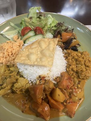 Vegan meal   at New Rajasthan in Osaka