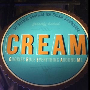 the sign at CREAM in Berkeley