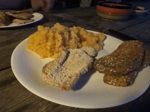 Dinner   at The House in the Village in Pellumbas