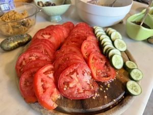 Breakfast   at The House in the Village in Pellumbas