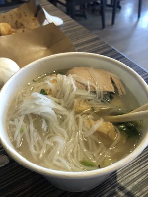 Vegan pho  at Nam Vegan Express in Burnaby
