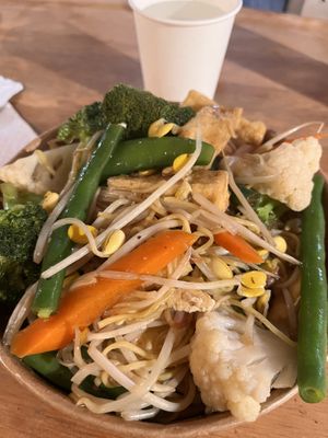 Tofu chow mein   at Nam Vegan Express in Burnaby