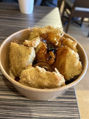 Stuffed eggplant   at Nam Vegan Express in Burnaby
