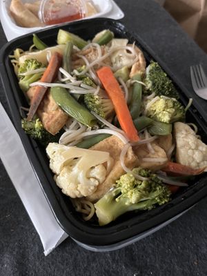 Chow mien   at Nam Vegan Express in Burnaby