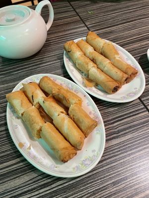 Spring rolls  at Nam Vegan Express in Burnaby