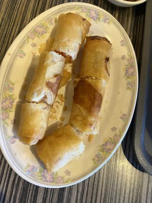 Eggless spring rolls  at Nam Vegan Express in Burnaby