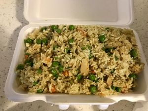 Curry fried rice at Nam Vegan Express in Burnaby