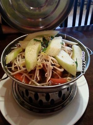 Hot and Sour Soup at Nam Vegan Express in Burnaby