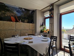 The restaurant. at O Pelourinho in Alijo