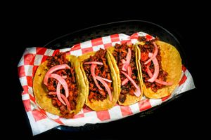 Cochinita Tacos at Nein Buck in Playa Del Carmen