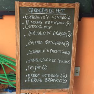 Menu at Laranja Melhor Restaurante Vegetariano in Sorocaba