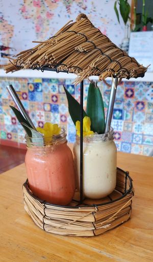 Smoothies at Selva Taqueria Plantbased in Cabo San Lucas
