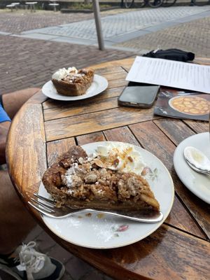 Apple pie  at Brasserie De Stadstuin in Franeker