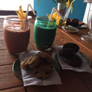 vegans  at Puerto Pirata in Puerto Viejo De Talamanca