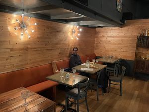 Dining  at The Slide Inn in Portland