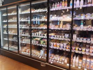 Refrigerated section at Terrago in Mannedorf