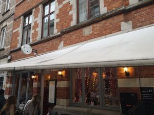 Outside at Palmyra Restaurant 2 in Leuven