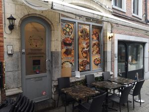 Outside at Palmyra Restaurant 2 in Leuven