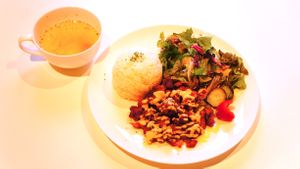 Non-Fried Gluten Free Vegan Karaage at Perry Berry  in Shizuoka