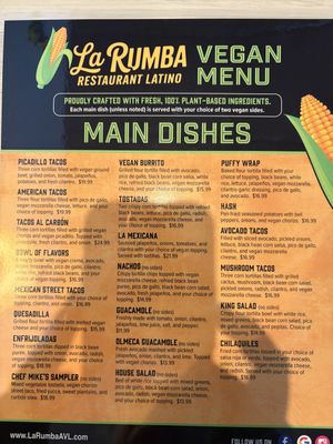   at La Rumba Restaurant Latino in Asheville