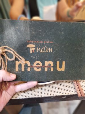 Menu at Nấm in Ho Chi Minh City