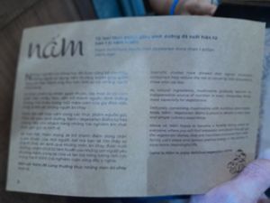 Menu at Nấm in Ho Chi Minh City