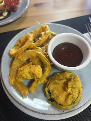 Verduras en tempura   at Kathmandu Alboraya in Valencia