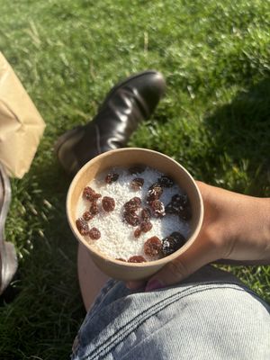 dessert rice pudding  at Abu Amr Koshari  in Amsterdam