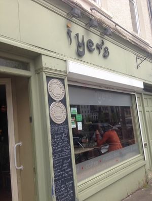 Cute Cork city veggie Indian eatery overlooking the River Lee  at Iyer's in Cork