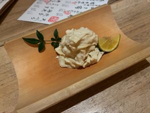 Fresh tofu skin (sashimi style) at Tofu Sorano Minami Senba in Osaka