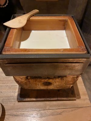 Handmade Sorano tofu: all done! at Tofu Sorano Minami Senba in Osaka