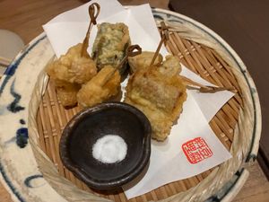 Choose your own tempura adventure at Tofu Sorano Minami Senba in Osaka